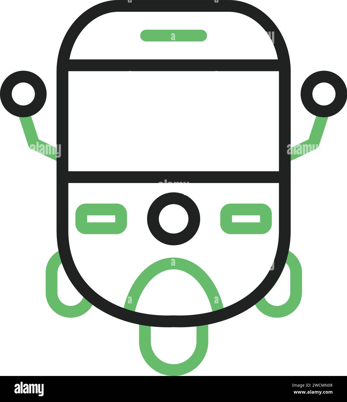 Tuk-Tuk icon vector image. Stock Vector