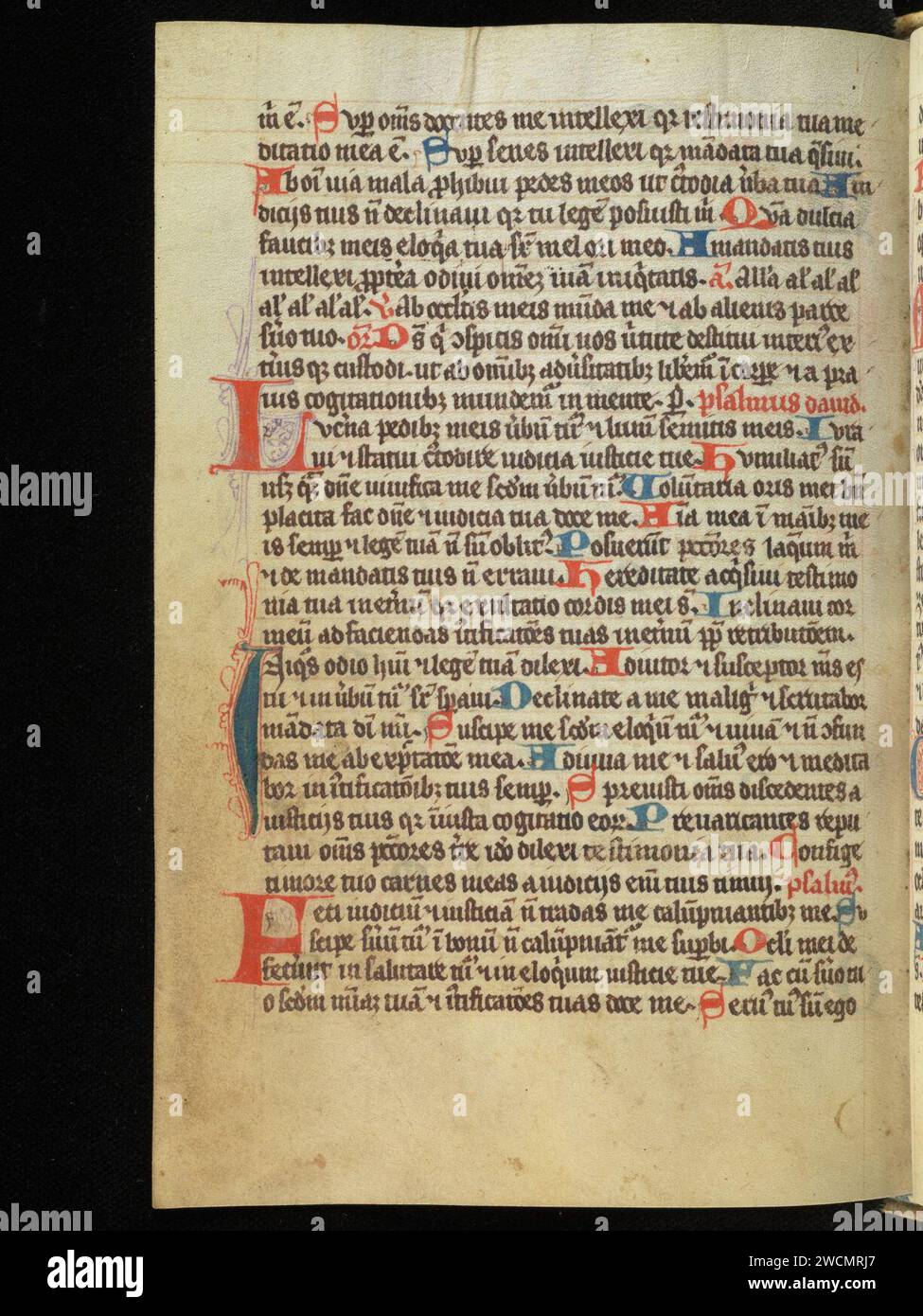 Aarau, Aargauer Kantonsbibliothek, MsMurQ 7, f. 293v – Breviarium monasticum. Stock Photo