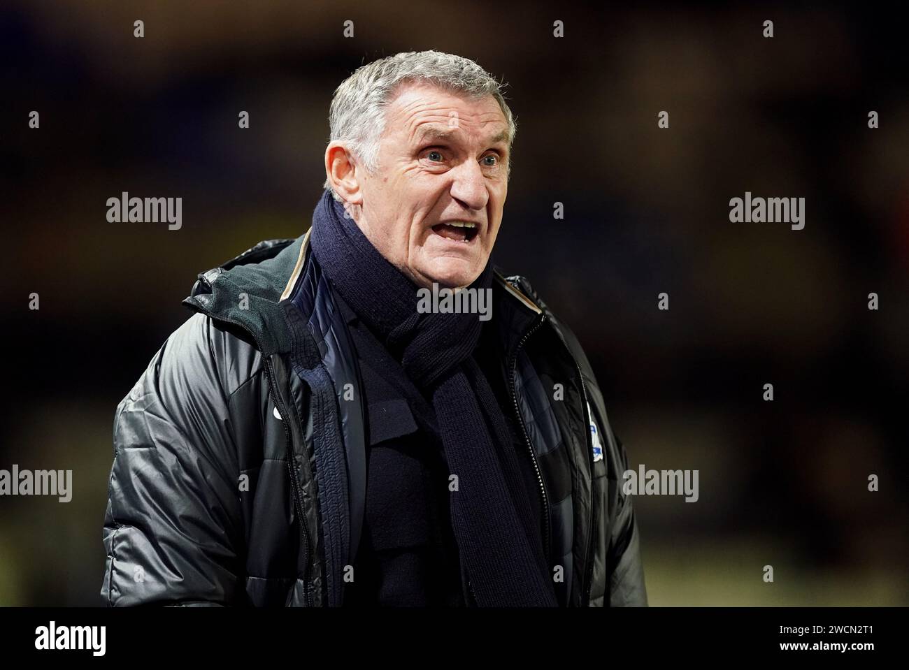 Birmingham City manager Tony Mowbray during the Emirates FA Cup third