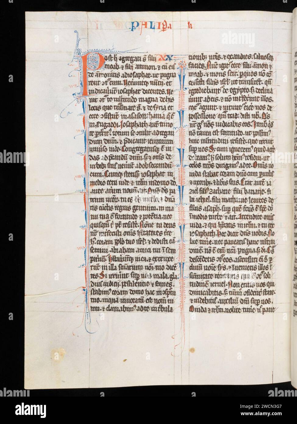 Aarau, Aargauer Kantonsbibliothek, MsWettF 1, f. 293v – Biblia sacra. Stock Photo