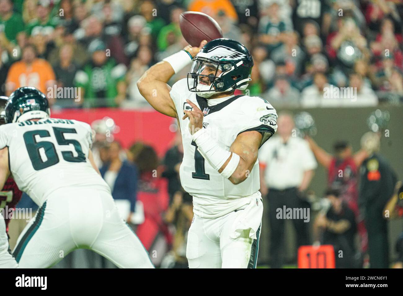 Tampa Bay, Florida, USA, January 15, 2025, Philadelphia Eagles