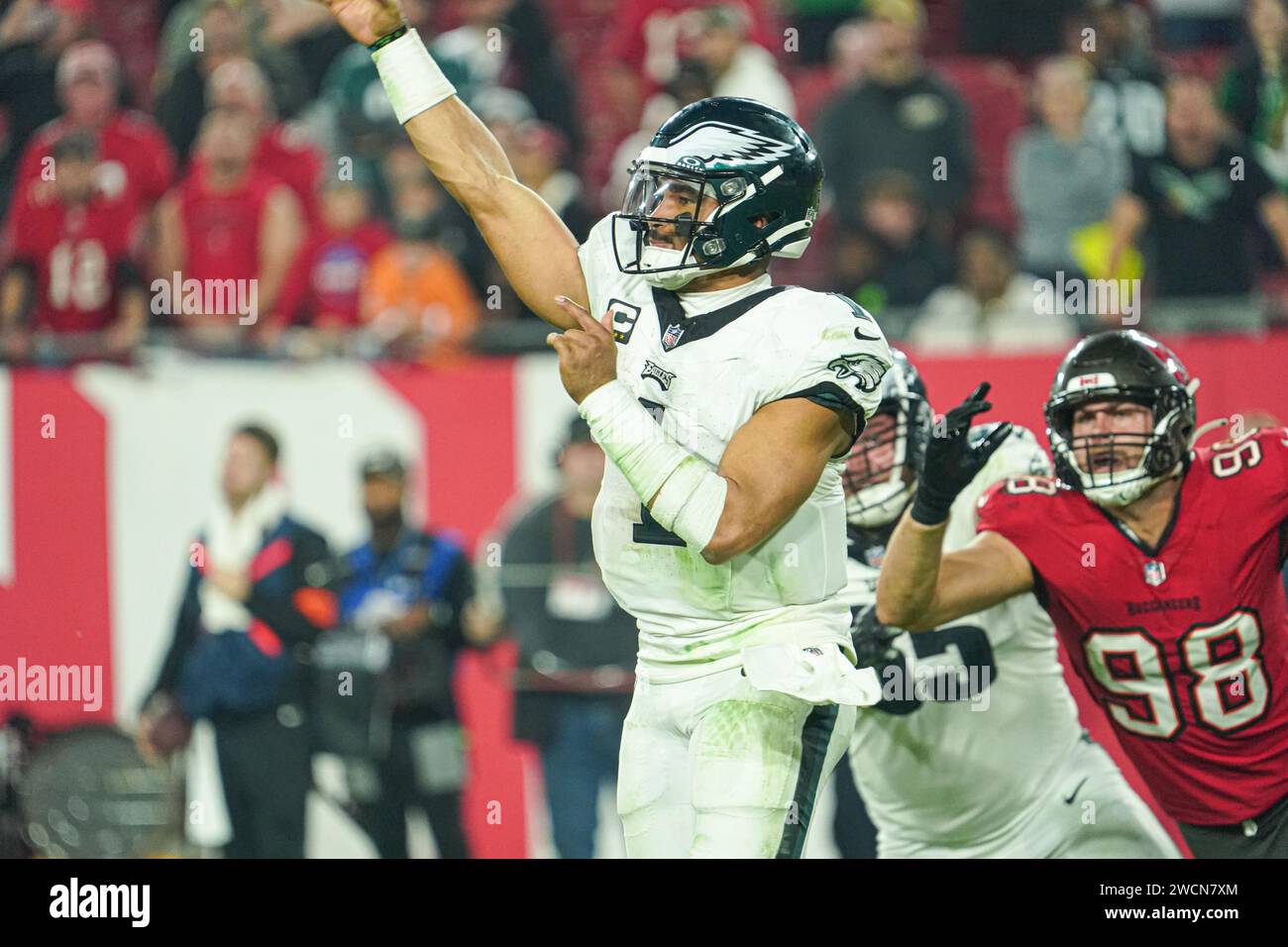 Tampa Bay, Florida, USA, January 15, 2024, Philadelphia Eagles