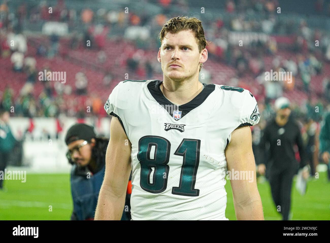 Tampa Bay, Florida, USA, January 15, 2024, Philadelphia Eagles player