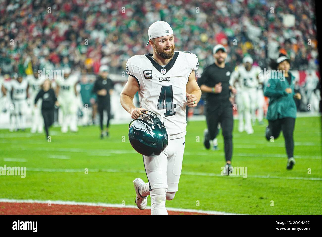 Tampa Bay, Florida, USA, January 15, 2024, Philadelphia Eagles Jake