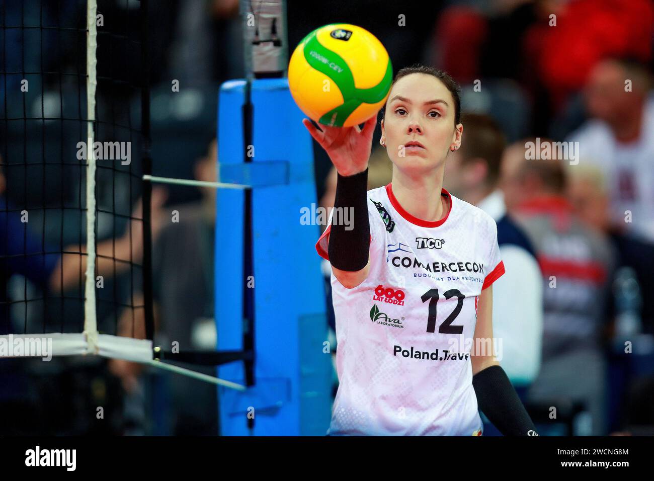 Lodz, Poland. 16th Jan, 2024. ROBERTA RATZKE during the CEV Volleyball ...