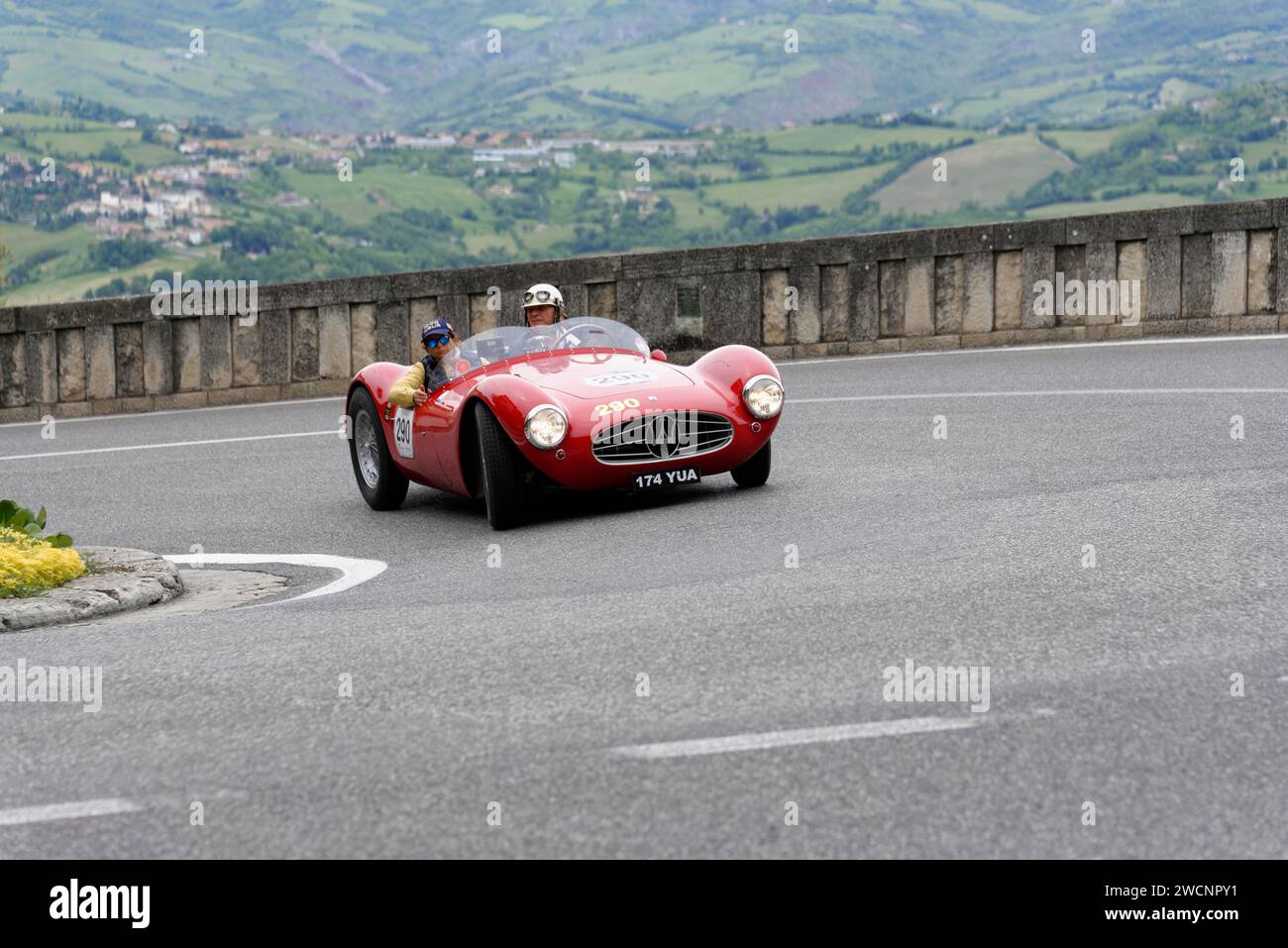 Gcs Racing Car Mille Miglia 2014 or 1000 Miglia, No. 290, Maserati A6 GCS 53 Fantuzzi ...