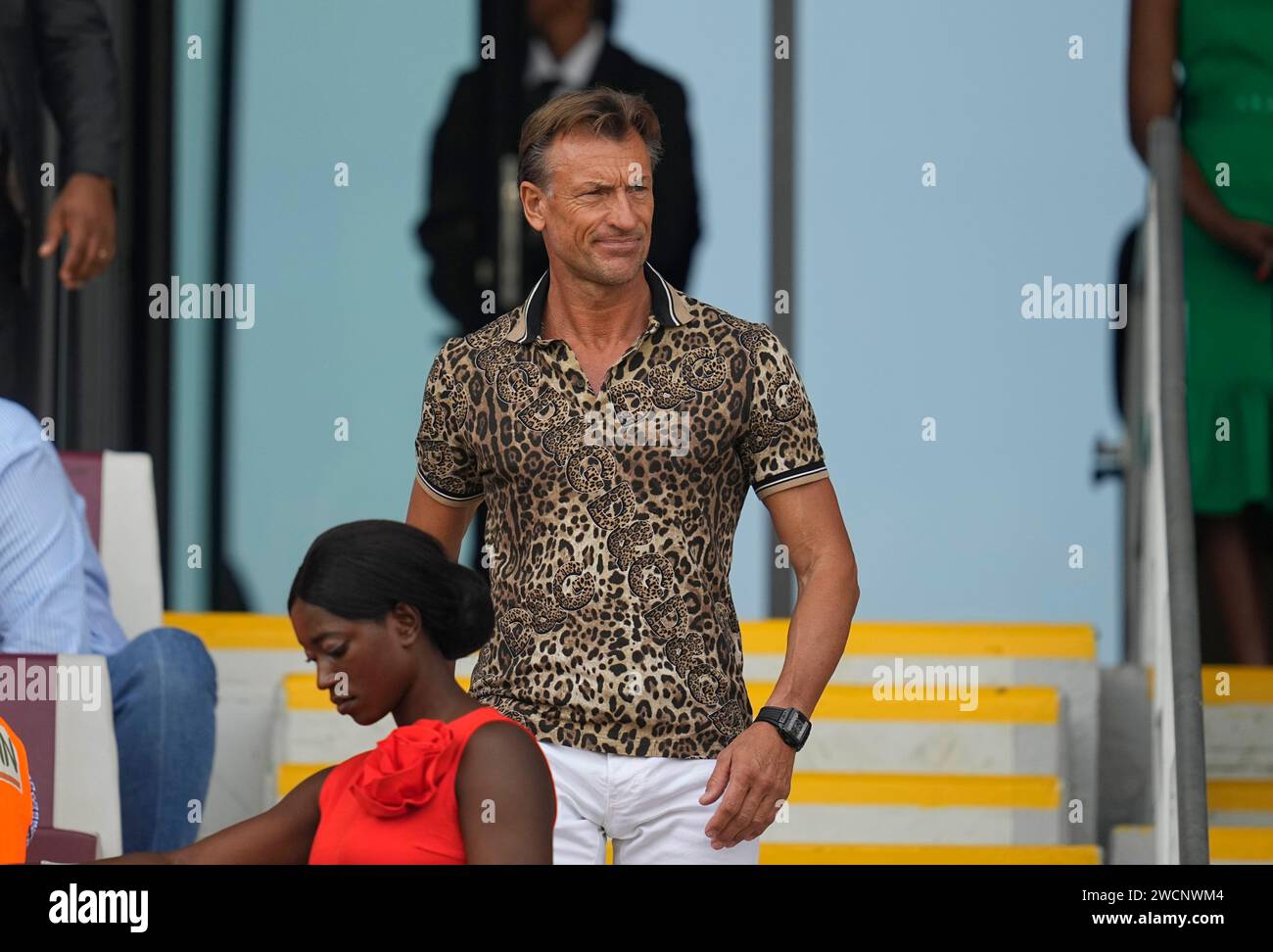 January 15 2024: Hervé Renard looks on during a African Cup of Nations