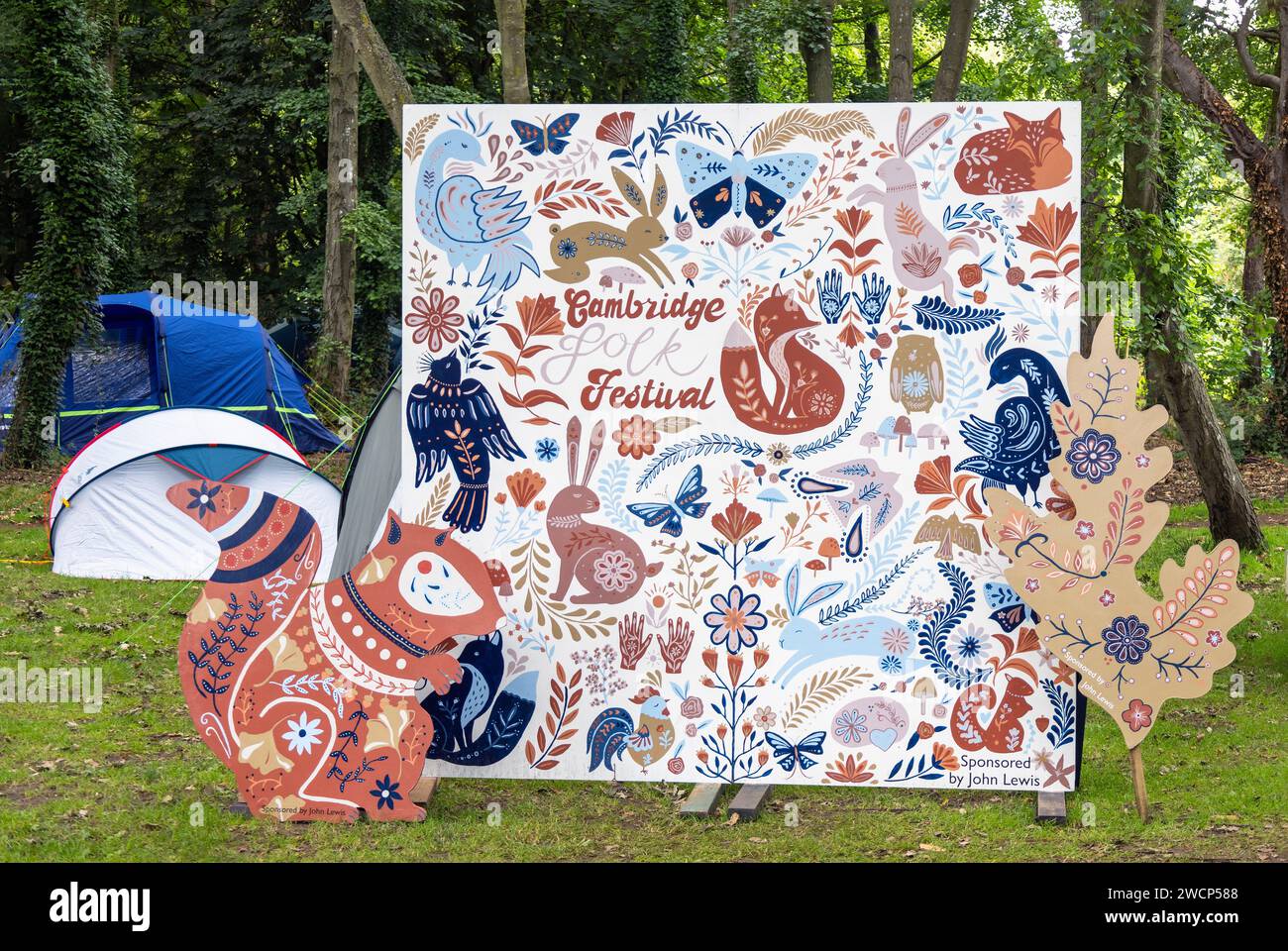 Cambridge Folk Festival 2023 Stock Photo