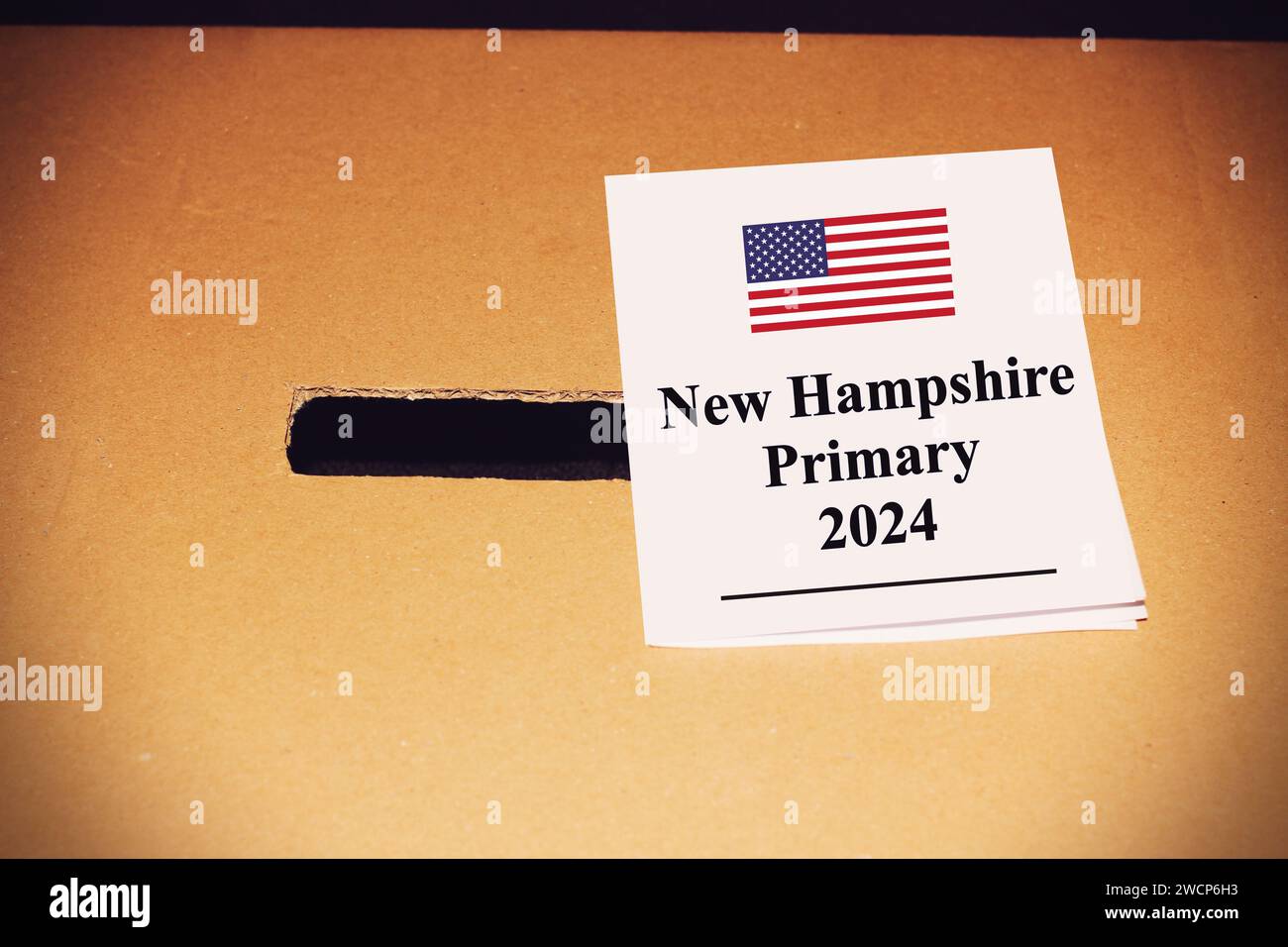 United states political New Hampshire state election vote concept Stock Photo Alamy