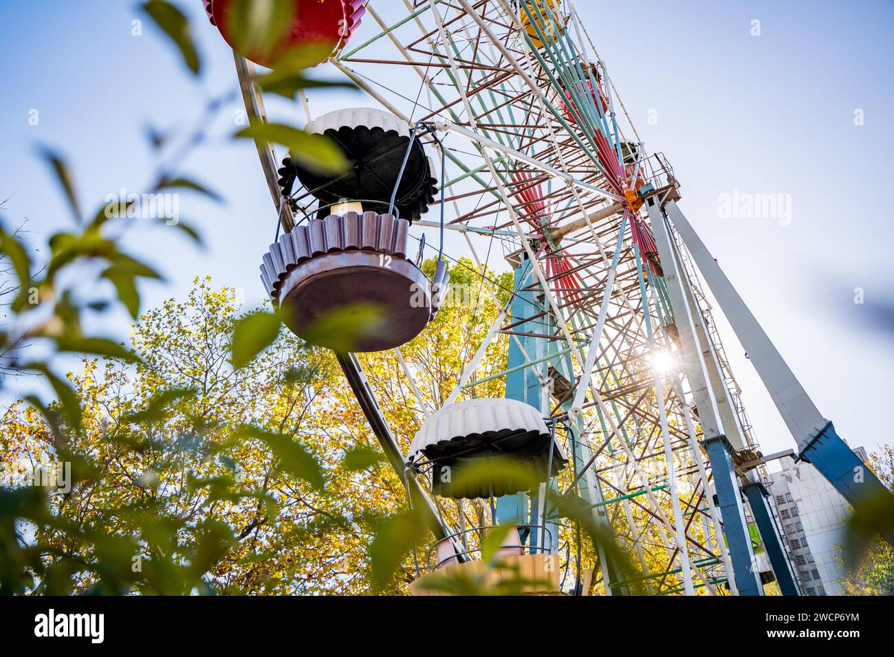 Aerial close up ferris wheel hi-res stock photography and images - Alamy