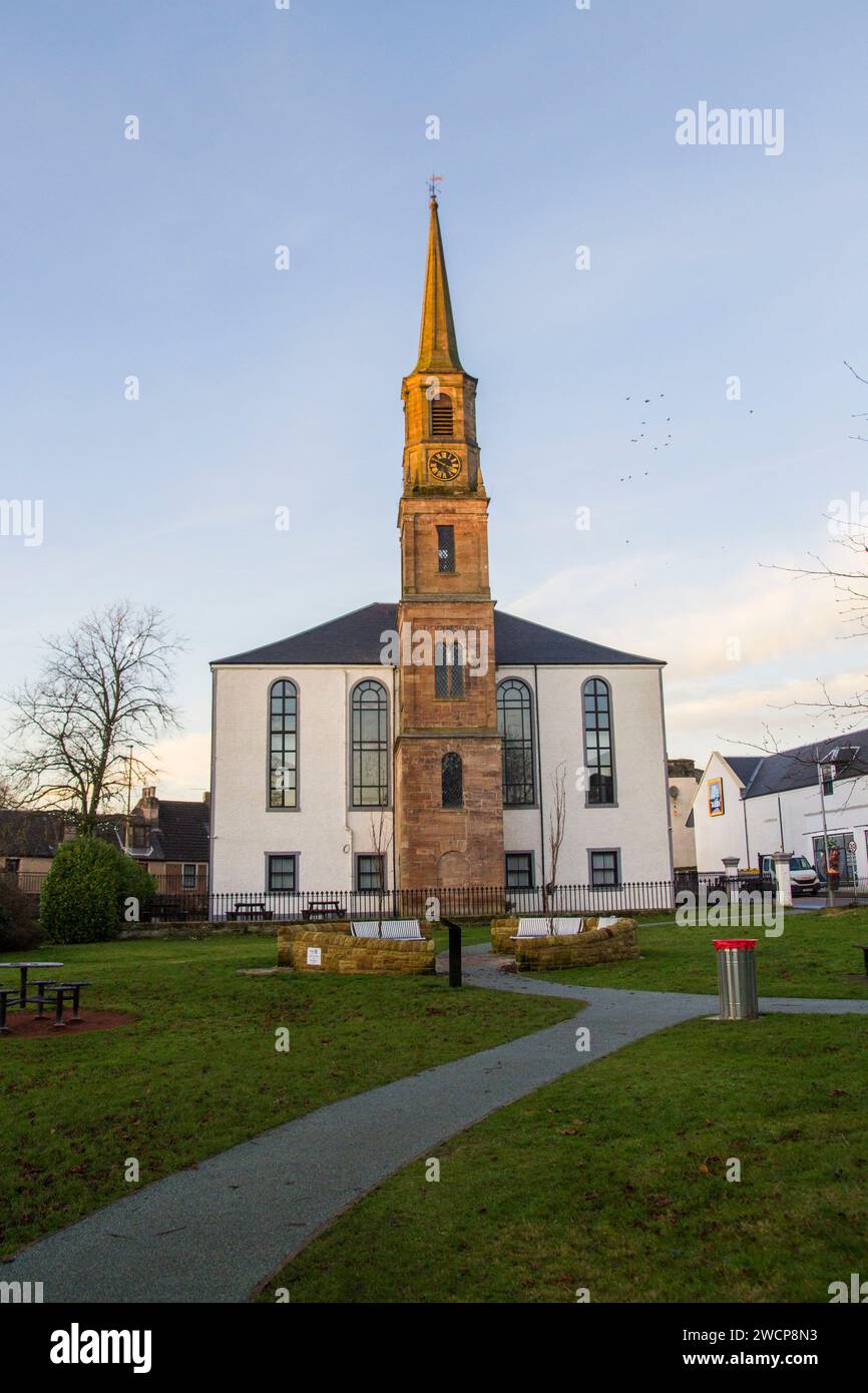Strathaven, Scotland - East Church House, A church converted into a hotel in the center of Strathaven Stock Photo