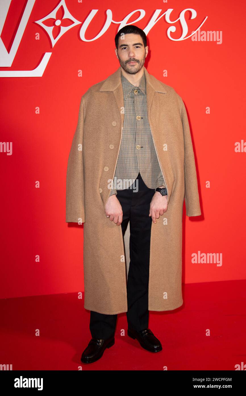 Paris, France. 16th Jan, 2024. Tahar Rahim attending the Louis Vuitton