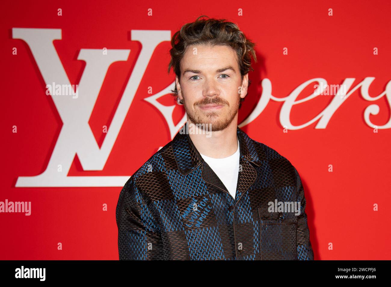 Will Poulter attending the Louis Vuitton Menswear Fall/Winter 20242025
