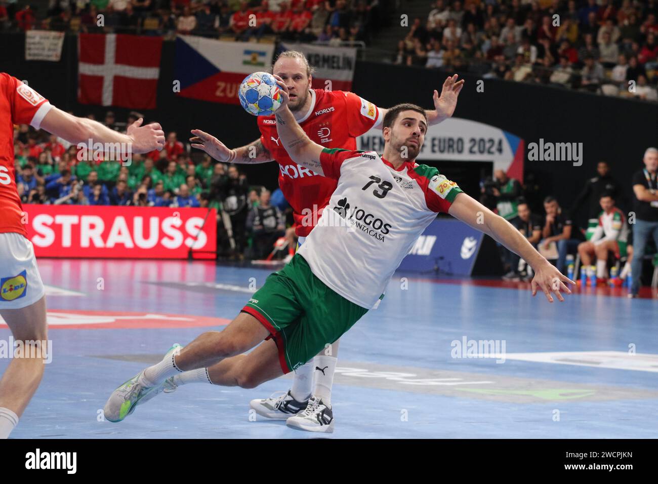 MUNICH, Germany. , . Costa Martim in action during the Men's European