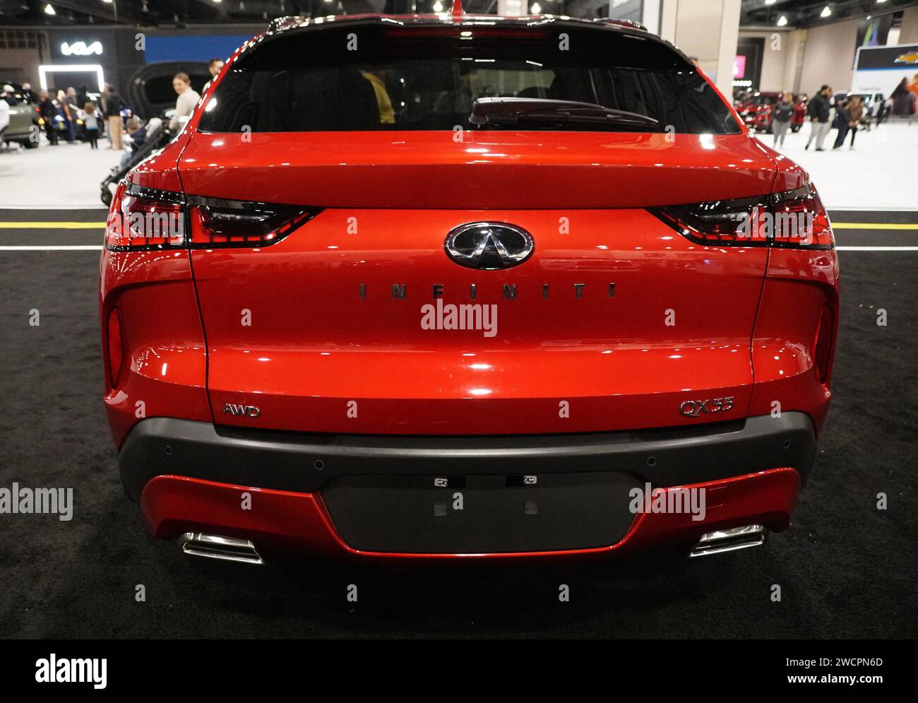 Philadelphia, Pennsylvania, U.S January 14, 2024 The rear view of