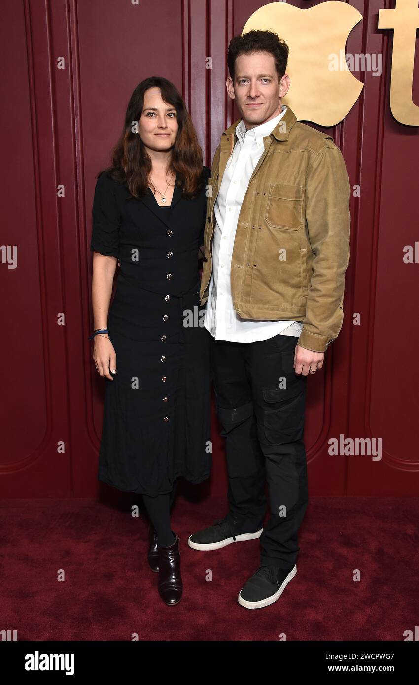 Hollywood, USA. 16th Jan, 2024. Sawyer Spielberg and Raye Levine attends the Apple TV  Post-Emmy Reception at Mother Wolf on January 15, 2024 in Hollywood, CA. © Lisa OConnor/AFF-USA.com Credit: AFF/Alamy Live News Stock Photo