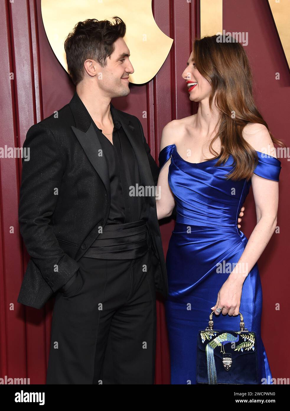 Hollywood, USA. 16th Jan, 2024. Phil Dunster and Ellie Heydon attends ...