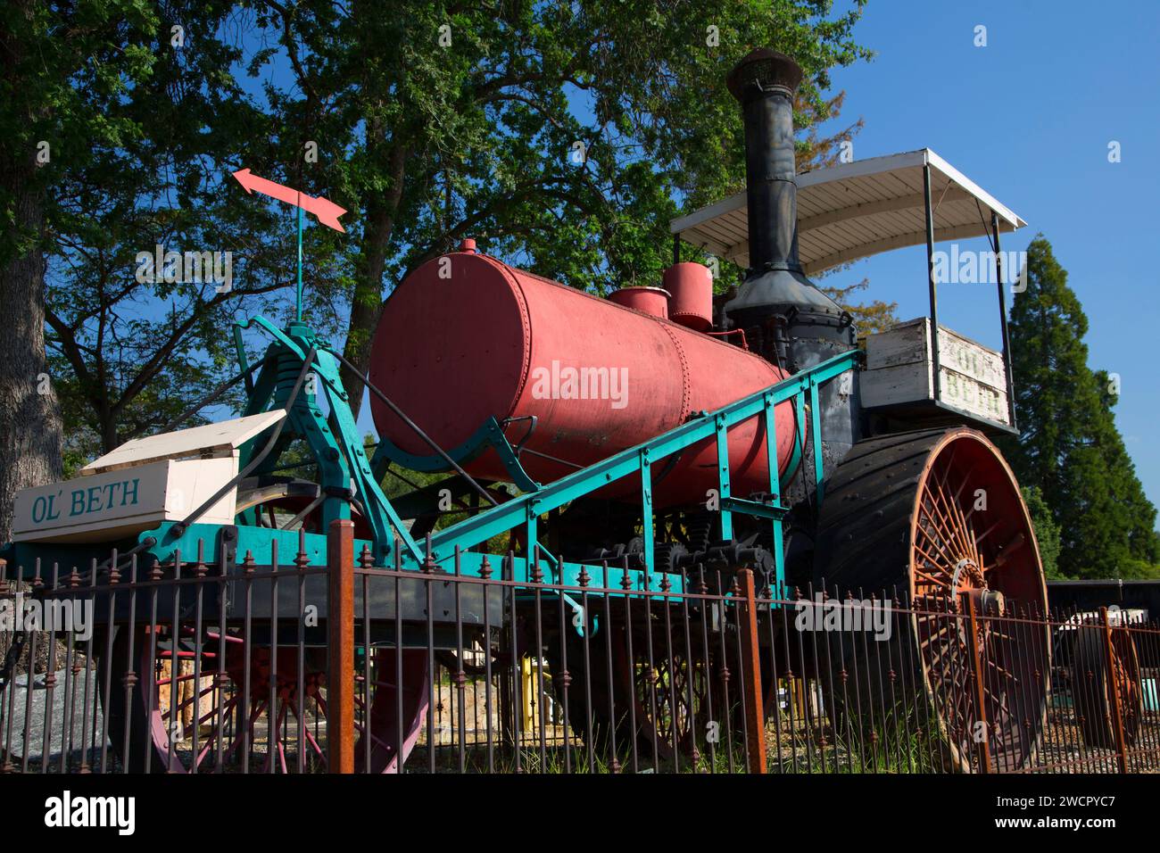 Ol' Beth train, Angels Camp Museum, Angels Camp, California Stock Photo