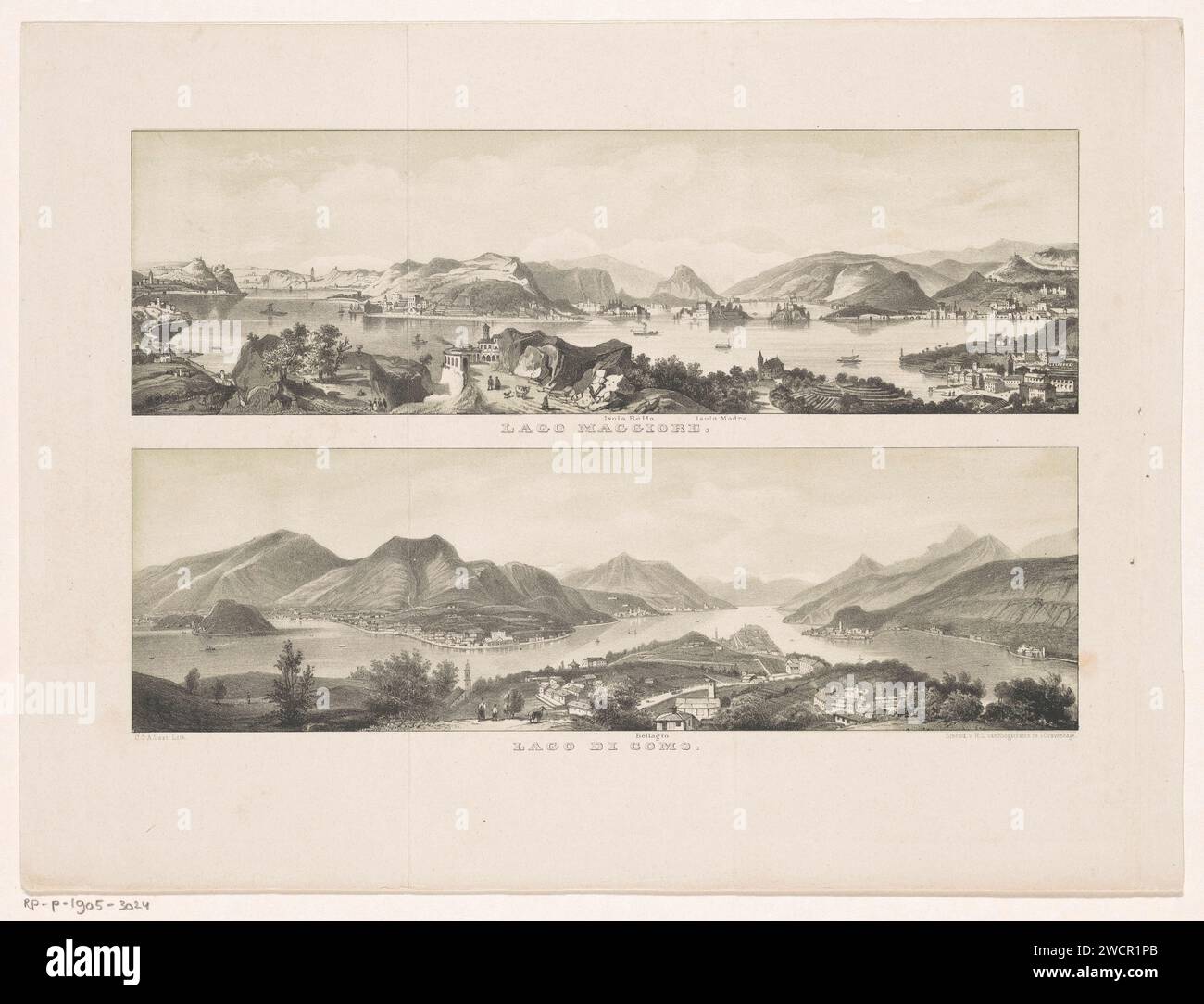 Faces on Lago Maggiore and Lake Como, Carel Christiaan Antony Last