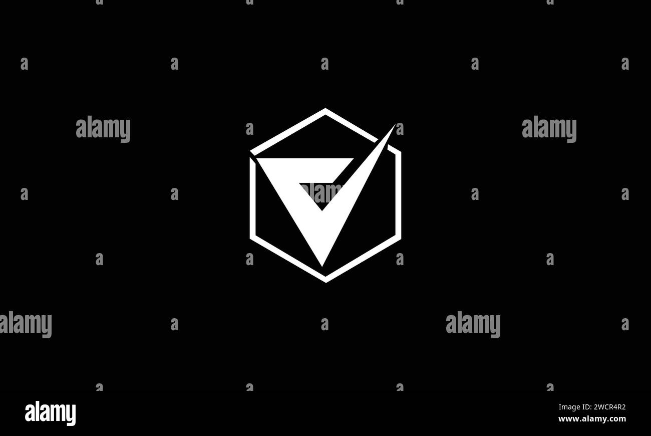 Abstract Initial Letter V Logo Stock Vector Image Art Alamy