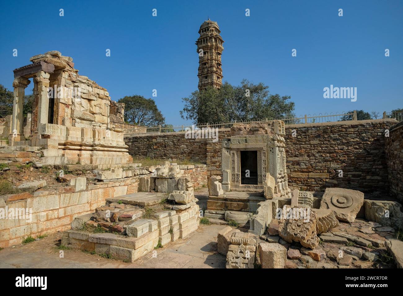 Chittorgarh, India - January 6, 2024: Vijaya Stambha At Chittorgarh ...