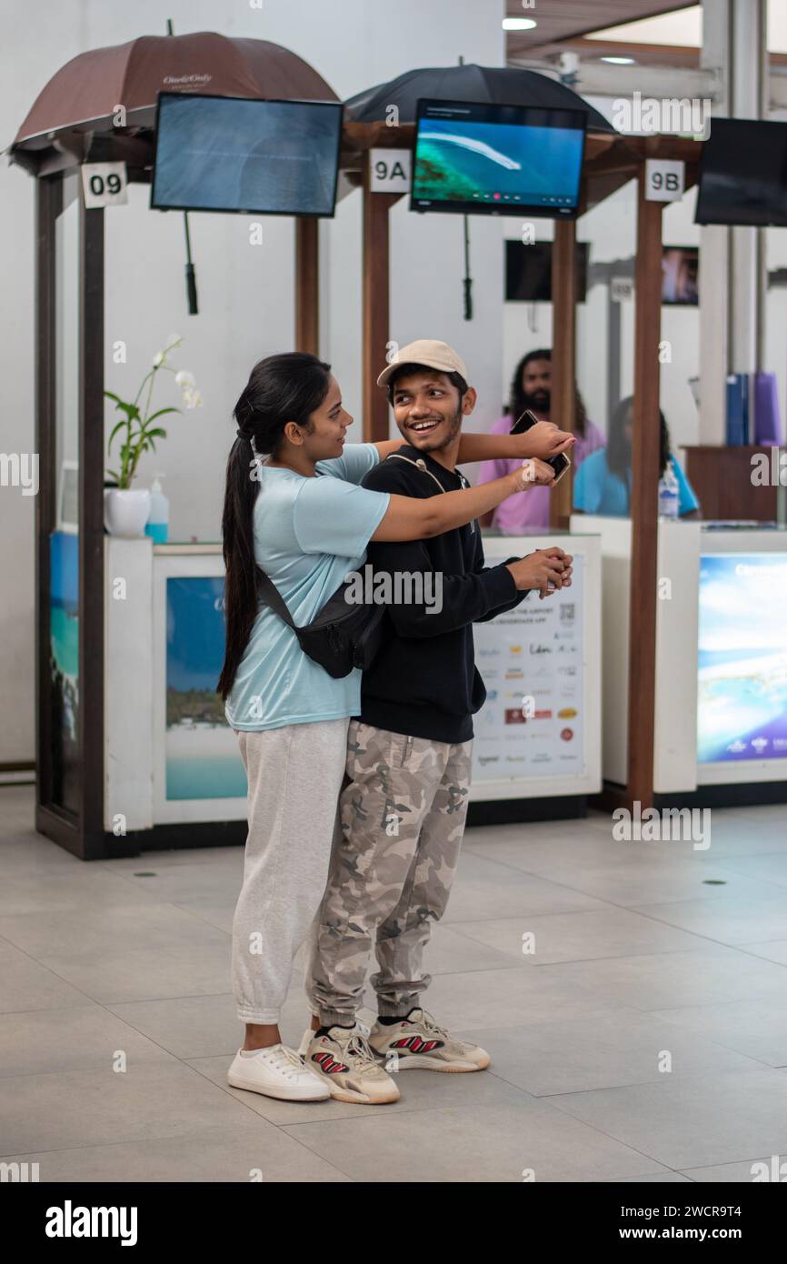 An lovely interaction between brother and sister when she surprise him