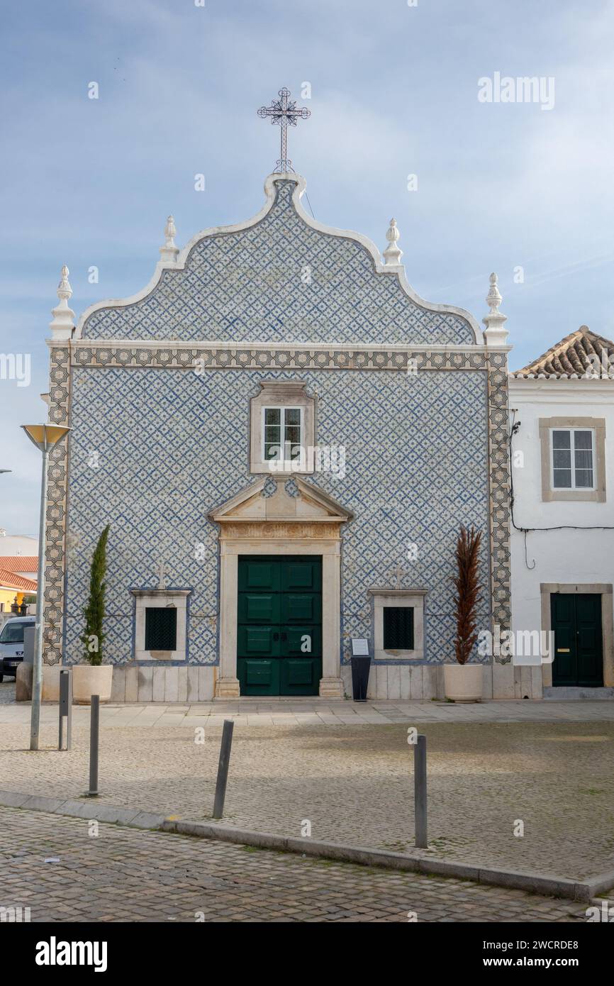 Chapel Of Soa Lazaro Or Nossa Senhora Do Livramento Tavira Portugal, Saint Lazarus Or Lady Of Deliverence Stock Photo