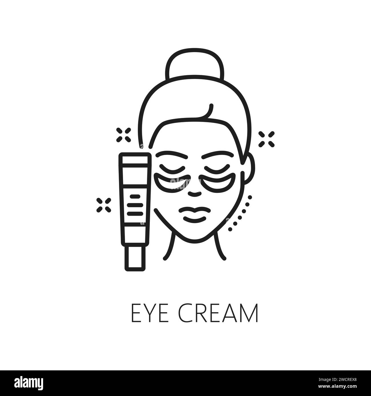 Face care cosmetology and mesotherapy, skin health, skincare eye cream