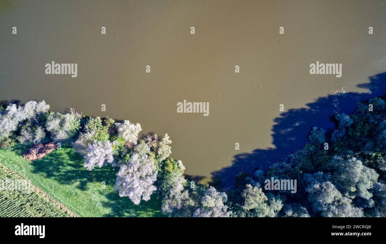 Aerial view beautiful serene hi-res stock photography and images - Alamy