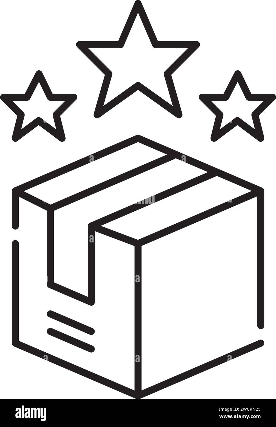 Premium delivery service. Pixel perfect icon Stock Vector
