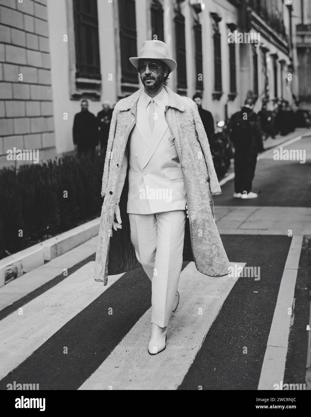Milan Fashion Week Man's Collection 2025 Stock Photo Alamy