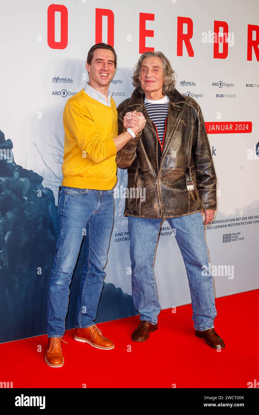 Kino Premiere Oderbruch Robert Glatzeder mit Vater Winfried Glatzeder