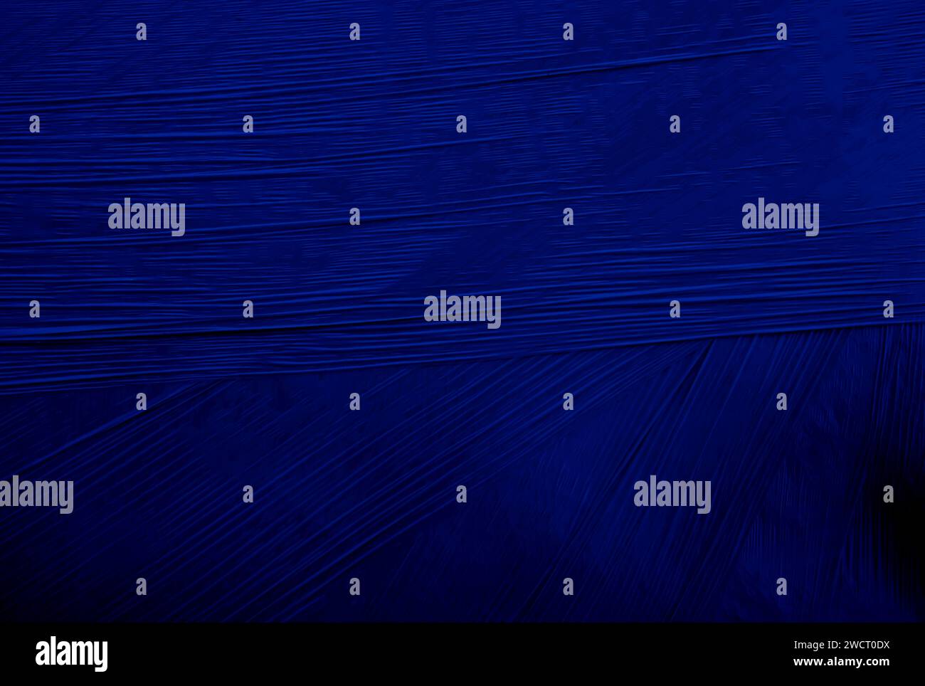 Blue abstract plastic foil background with 3d effect and bubbles Stock Photo