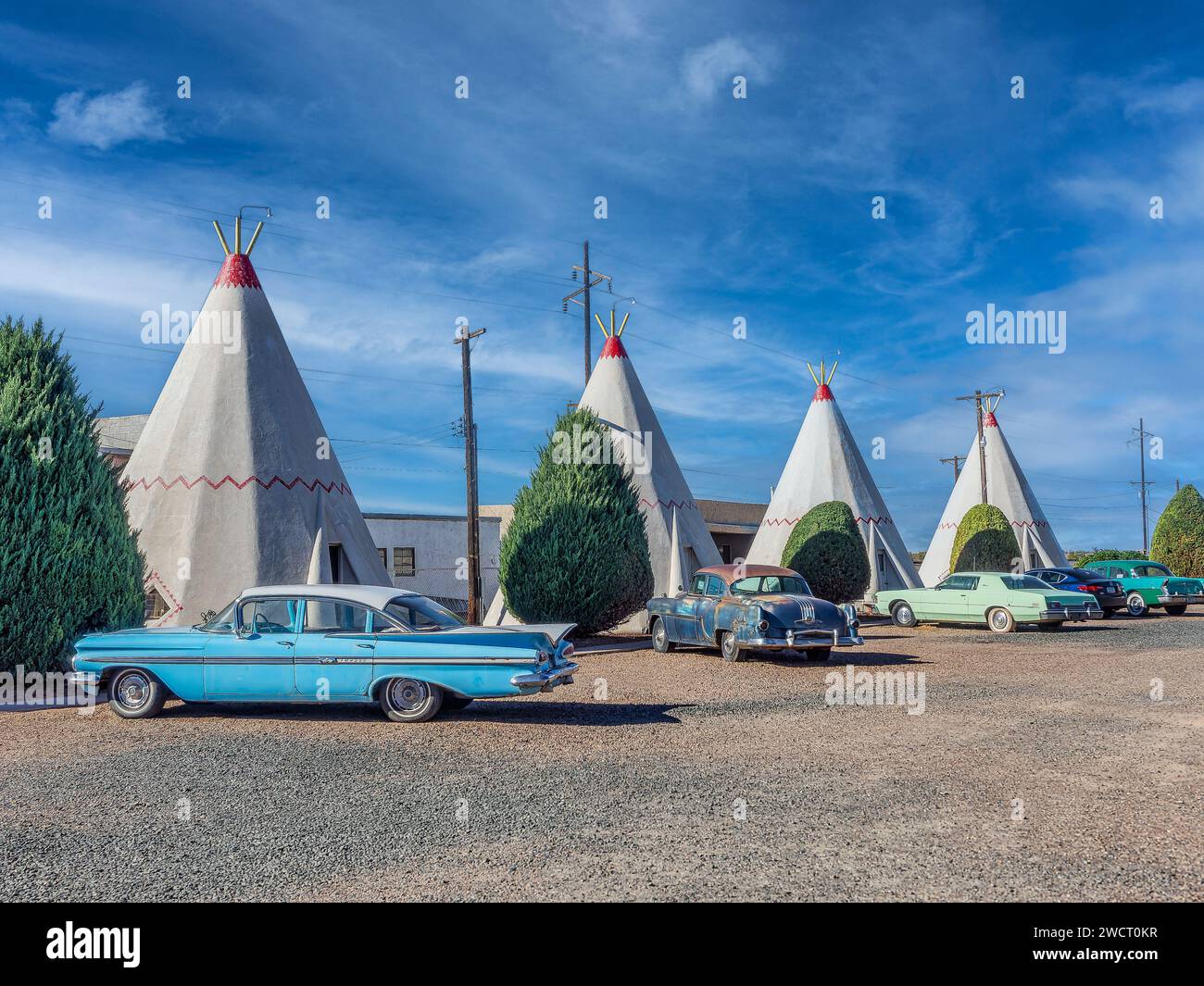 Wigwam motel in Holbrook Arizona, USA Stock Photo