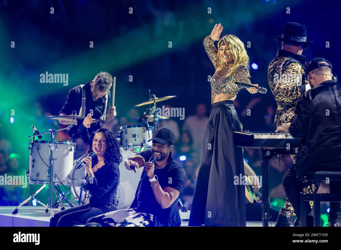 Berlin, Germany, January 13, 2024, Helene Fischer during the ARD live
