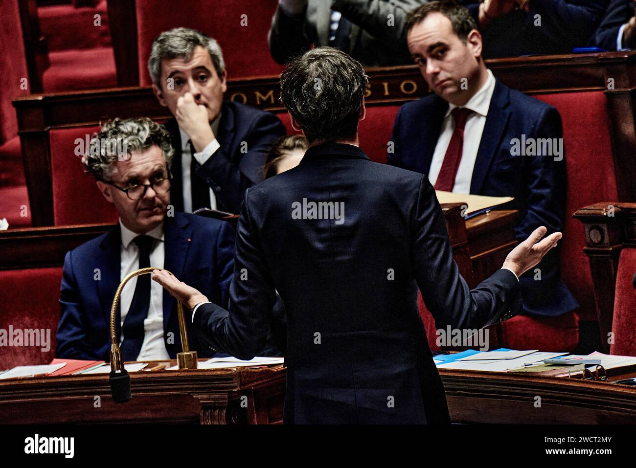 Paris, France. 16th Jan, 2024. © Antonin Burat/Le Pictorium/MAXPPP ...