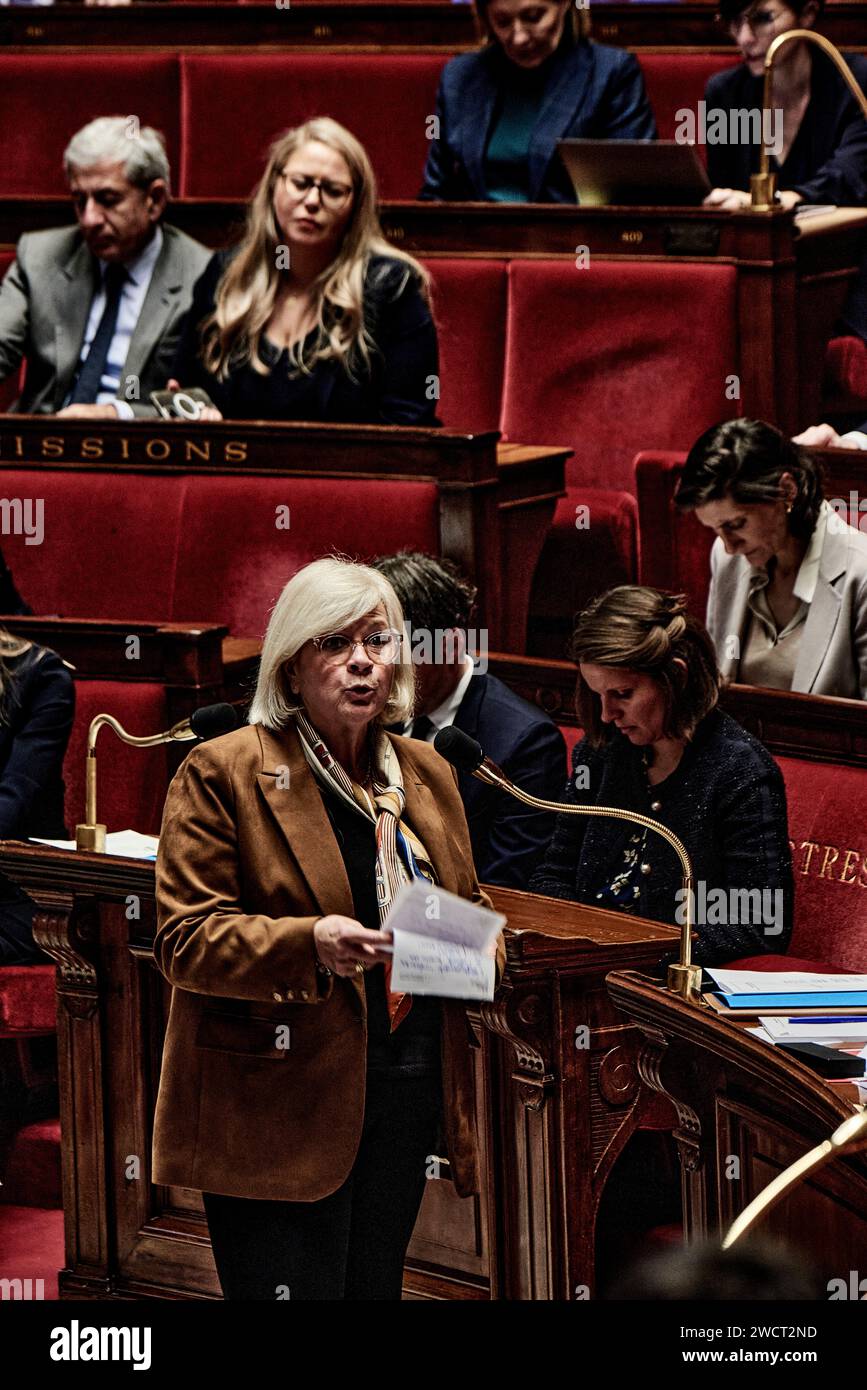 Paris, France. 16th Jan, 2024. © Antonin Burat/Le Pictorium/MAXPPP