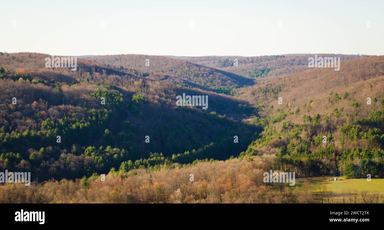 A Valley View at Allegheny National Forest, PA Stock Photo Alamy