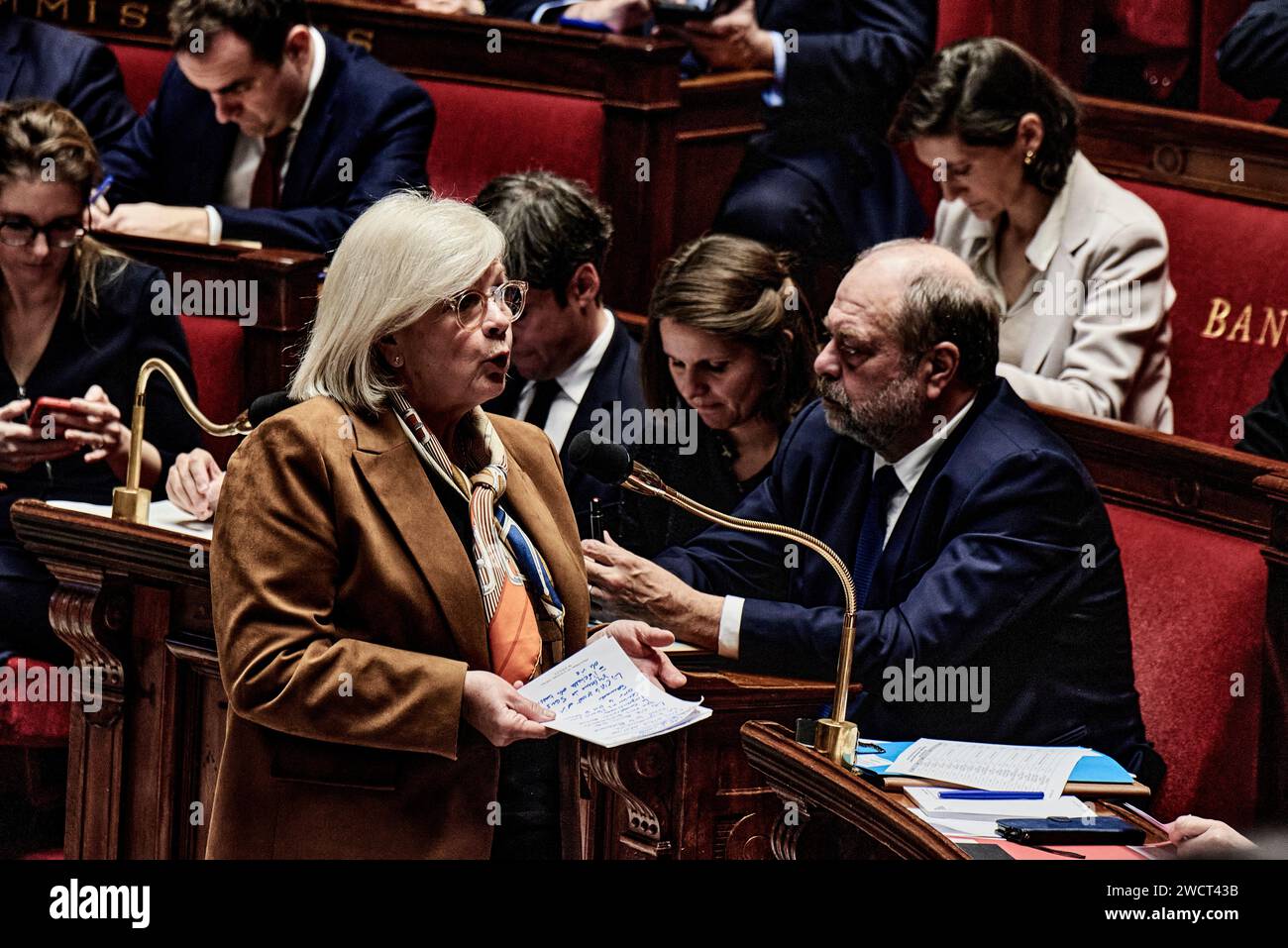 Paris, France. 16th Jan, 2024. © Antonin Burat/Le Pictorium/MAXPPP