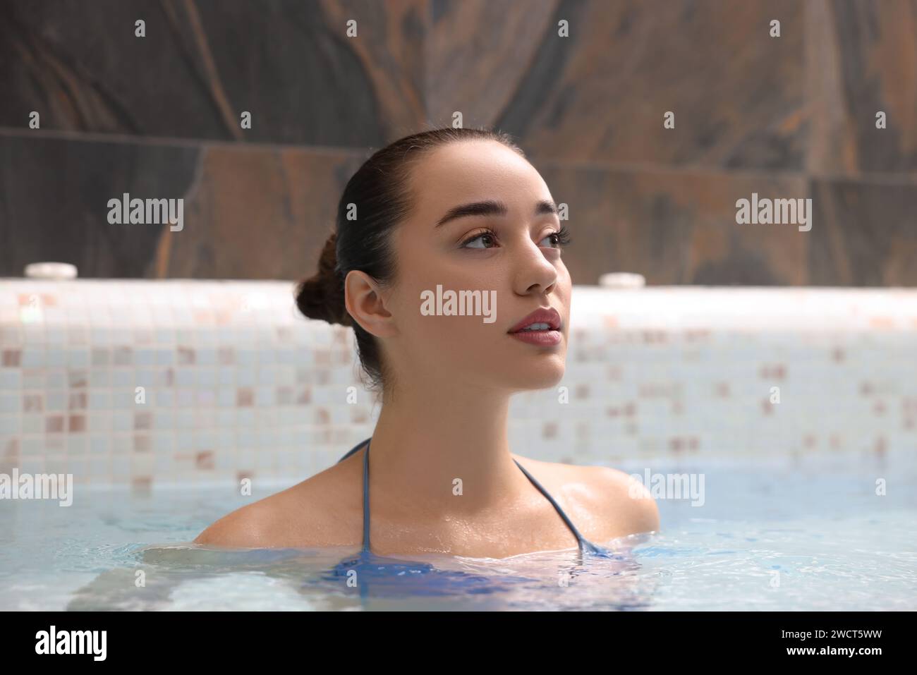 Beautiful woman relaxing in hi-res stock photography and images - Alamy