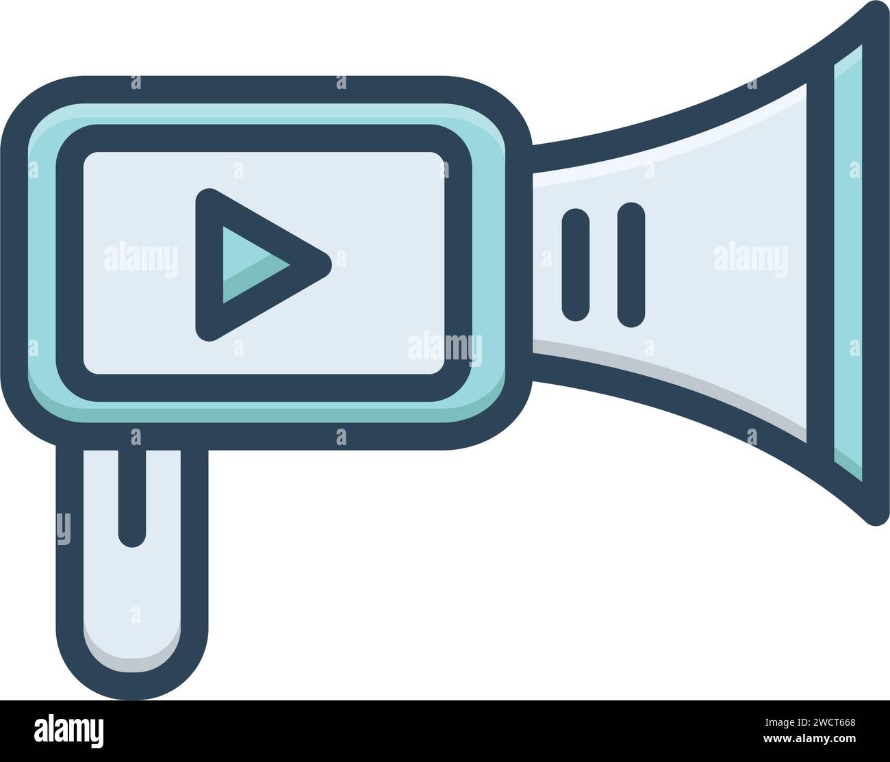 Video promotion logo Stock Vector Images - Alamy