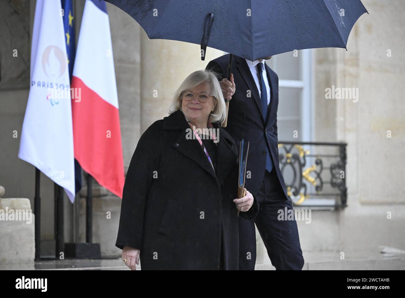 Paris, France. 17th Jan, 2024. Labour, Health and Solidarities Minister