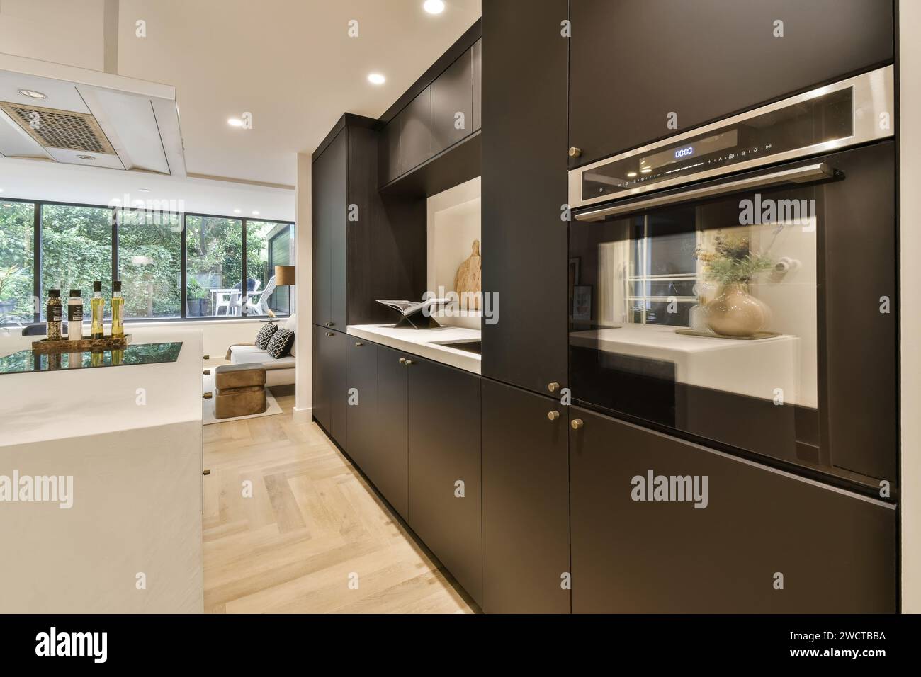 Houston apartments for rent | Hue on Greenhouse - Green Penthouse-View Apartments With High-End Cabinetry