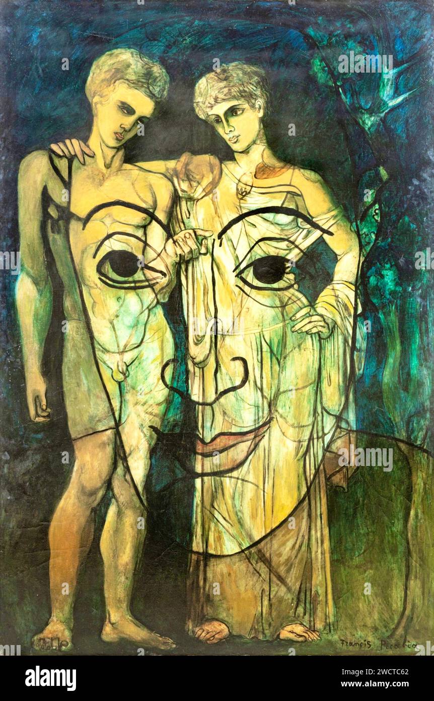 Francis Picabia - Adam and Eve - c1931 Stock Photo