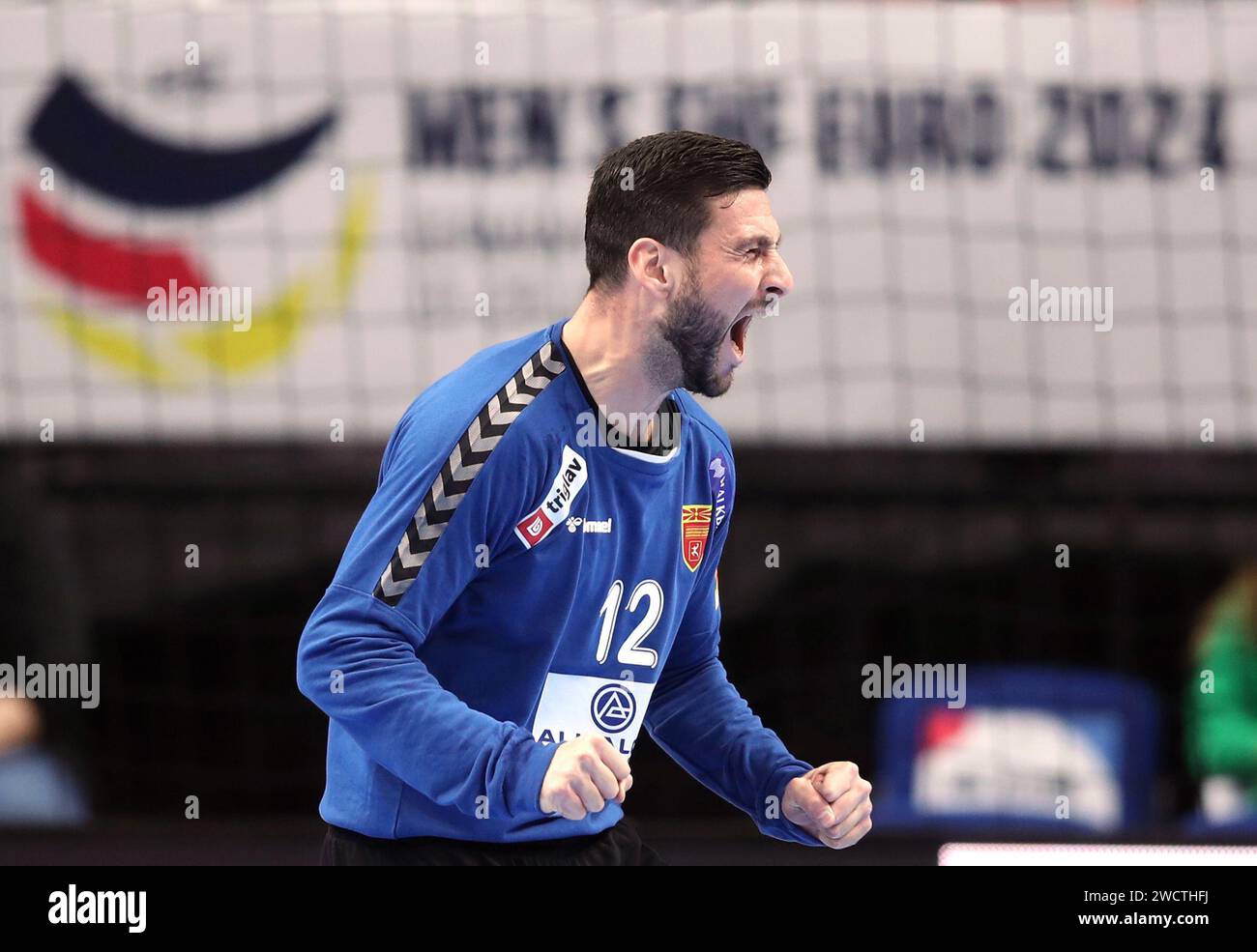 Martin Tomovski 12 of North Macedonia North Macedonia vs Switzerland