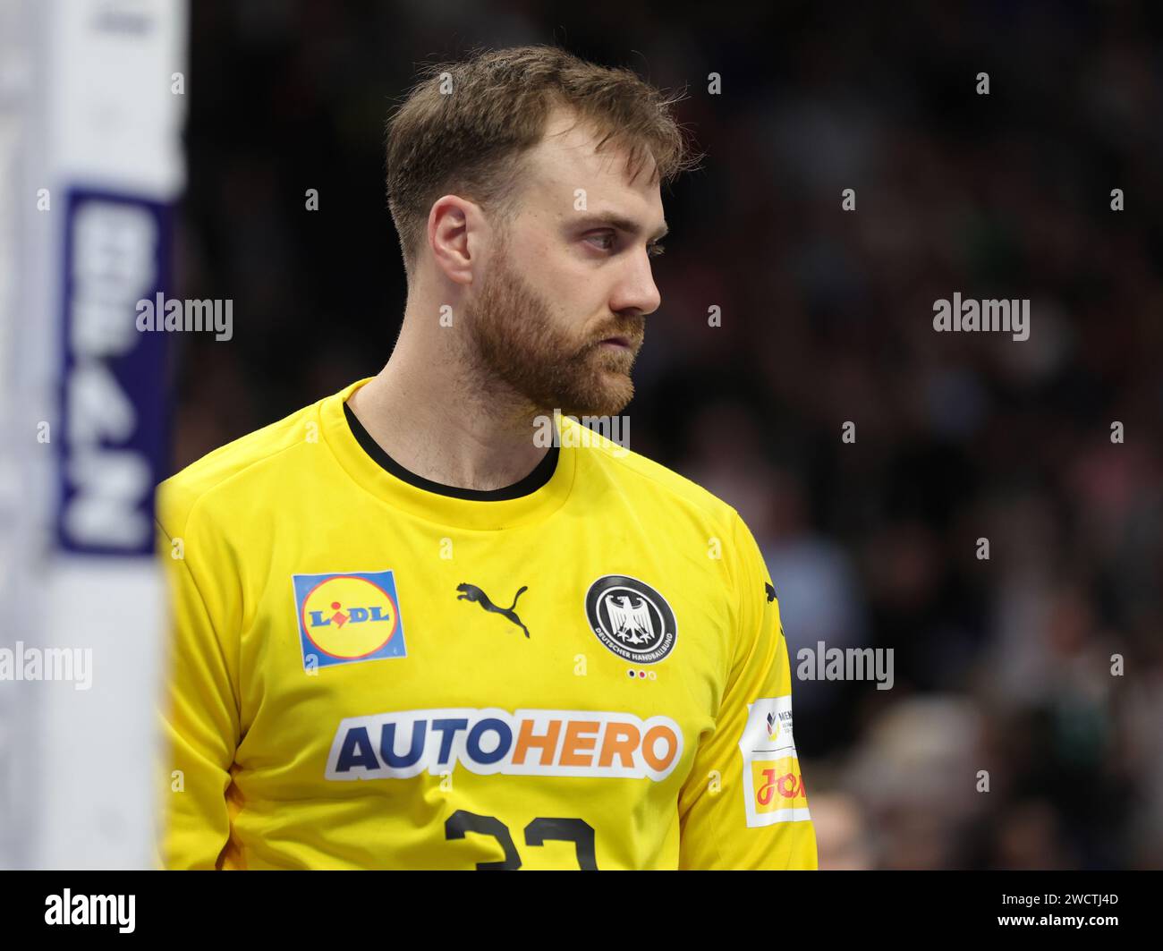 Andreas Wolff of Germany France vs Germany EHF Mens Handball EURO 2024