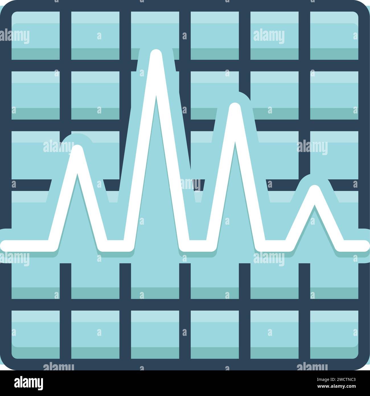 Icon for chromatography,chromatograpy Stock Vector