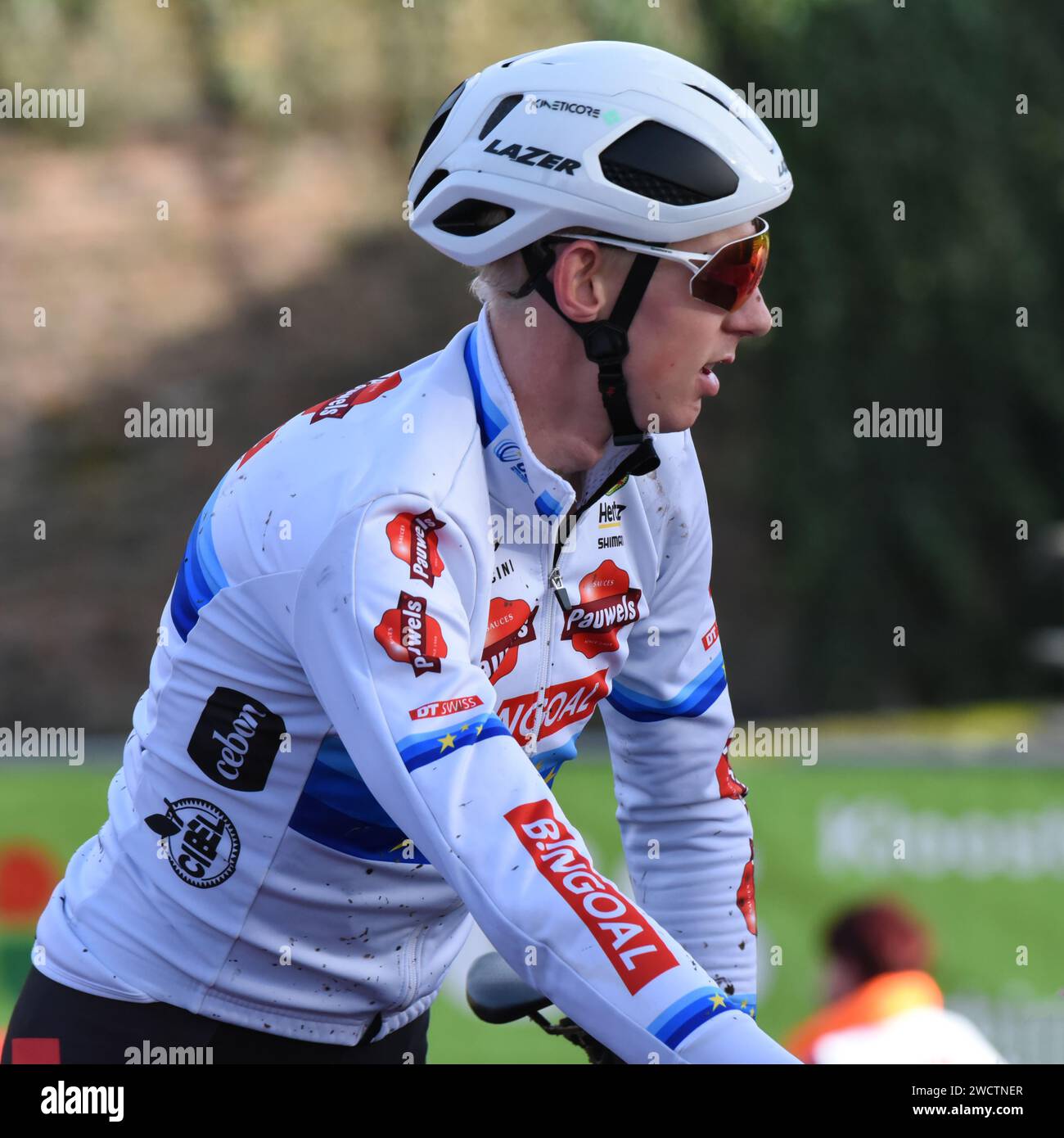 European champion Michael Vanthourenhout from Belgium Stock Photo