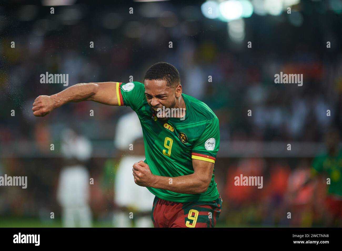 Franck Magri celebrating his goal Stock Photo Alamy