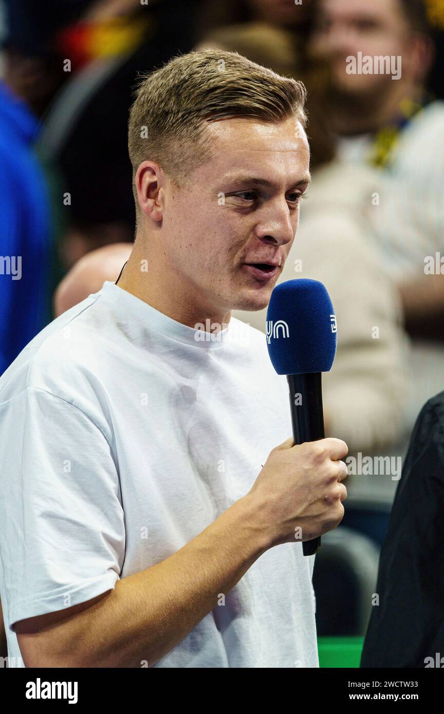 Berlin, Deutschland. 16th Jan, 2024. Felix Kroos GER, Frankreich vs